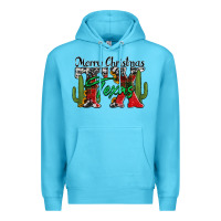 Ocean Blue merry christmas tx texas Premium Hoodie - Jasminsmagicworld