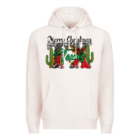 Pale Pink merry christmas tx texas Premium Hoodie - Jasminsmagicworld