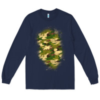 Navy camouflage patch 1 Long Sleeve Tee - BundleAndBundleShop