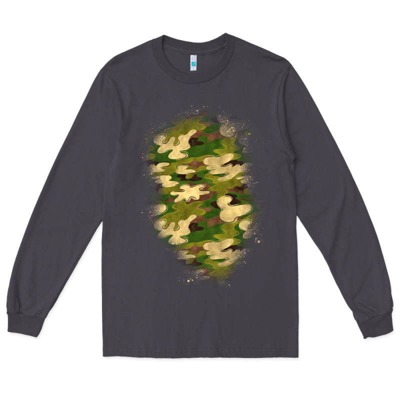 Camouflage Patch 1 Long Sleeve Tee by BundleAndBundleShop | Teevron
