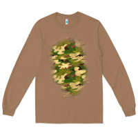 Toasted Coconut camouflage patch 1 Long Sleeve Tee - BundleAndBundleShop