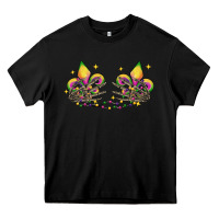 Black skeleton hands mardi gras Heavy Core Tee - CowGirlArtShop