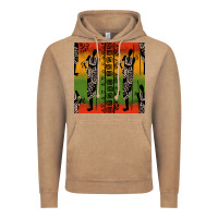 Vintage Coffee african silhouette seamless pattern Vintage Hoodie - BundleAndBundleShop