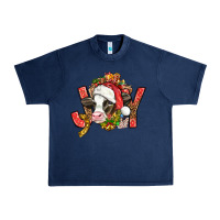 Navy joy christmas with cow bbs Urban Heavy Tee - BundleAndBundleShop