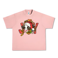 Salmon joy christmas with cow bbs Urban Heavy Tee - BundleAndBundleShop