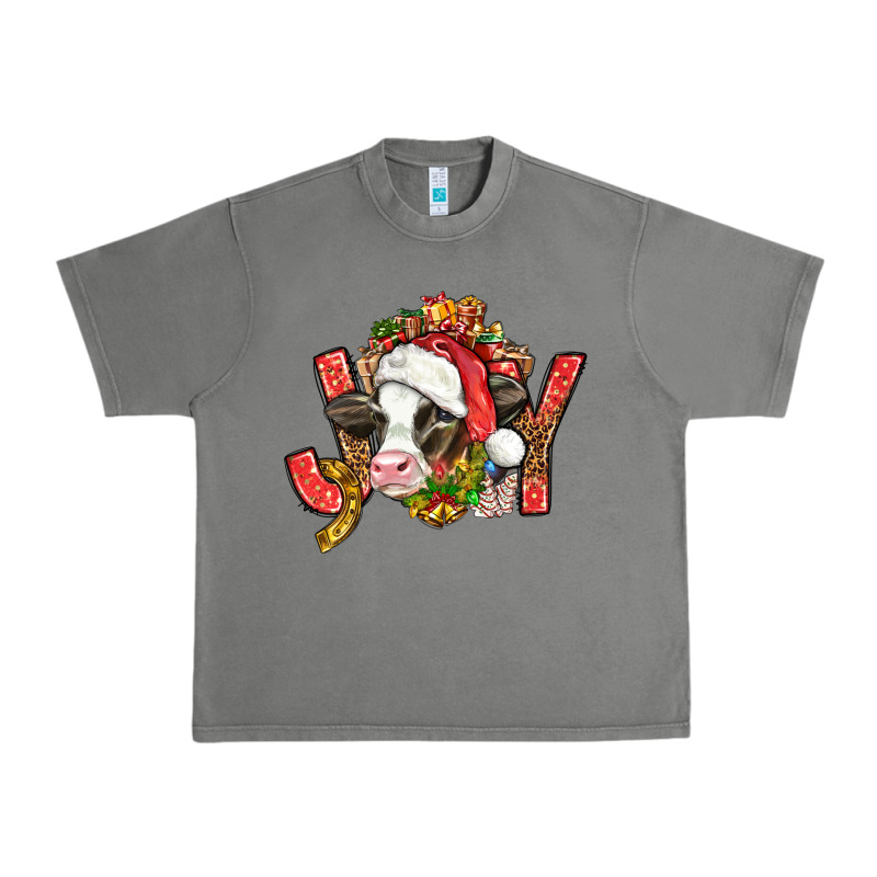 Joy Christmas With Cow Bbs Urban Heavy Tee by BundleAndBundleShop | Teevron
