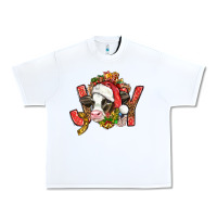 White joy christmas with cow bbs Urban Heavy Tee - BundleAndBundleShop