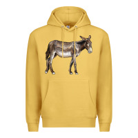 Antique Gold american mammoth jackstock donkey Premium Hoodie - LillyAllenDesigns
