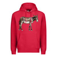 Cardinal american mammoth jackstock donkey Premium Hoodie - LillyAllenDesigns