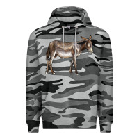 Slate Camo american mammoth jackstock donkey Premium Hoodie - LillyAllenDesigns