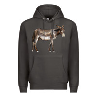 Smoke american mammoth jackstock donkey Premium Hoodie - LillyAllenDesigns