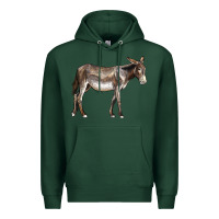 Sports Green american mammoth jackstock donkey Premium Hoodie - LillyAllenDesigns