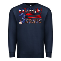 Navy batter up 3rd grade Premium Sweatshirt - JahusDesignShop