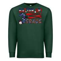 Sports Green batter up 3rd grade Premium Sweatshirt - JahusDesignShop