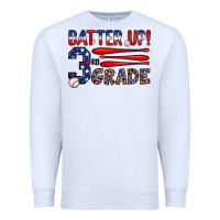 White batter up 3rd grade Premium Sweatshirt - JahusDesignShop