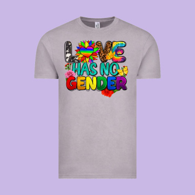 Love Has No Gender Pride Vintage Tee Designed By Fadigitalartstudio