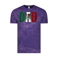 Cloud Purple Mexican Flag Dad Vintage Tee - Jasminsmagicworld