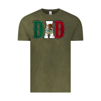 Vintage Olive Mexican Flag Dad Vintage Tee - Jasminsmagicworld