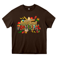 Chocolate Brown cinco de mayo assistant principal Heavy Core Tee - CowGirlArtShop