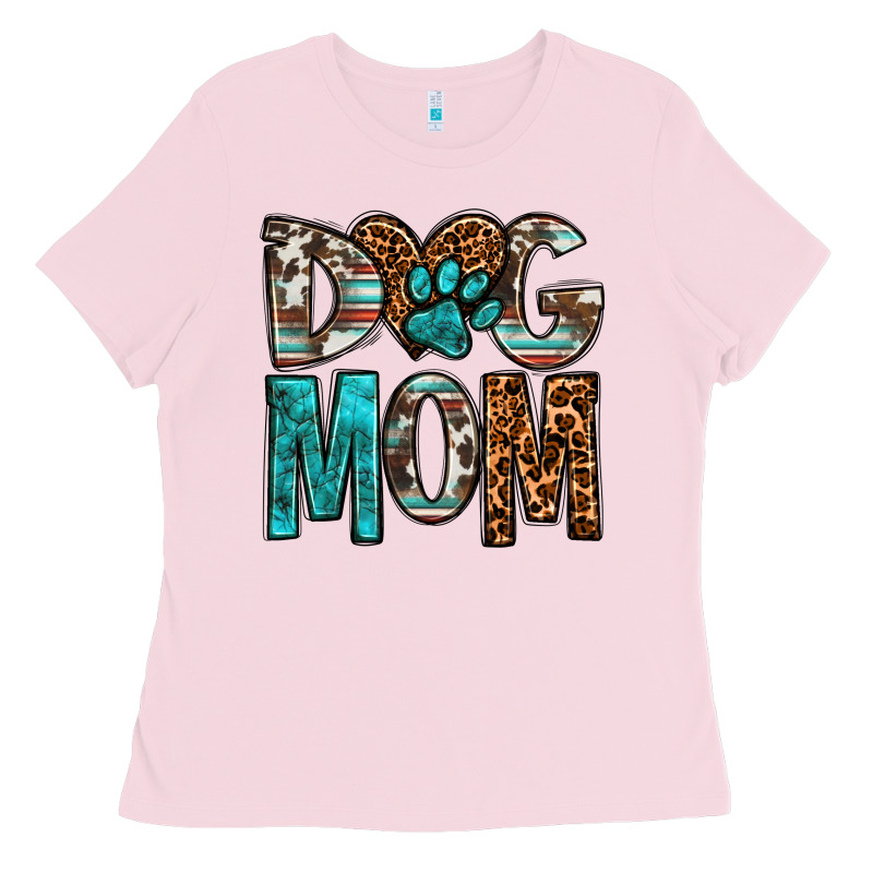 Dog Mom Ladies Tee by OliviaCreatesArt | Teevron