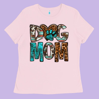 Dog Mom Ladies Tee Designed By Oliviacreatesart