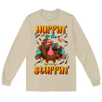 Mushroom huffin' for the stuffin' Long Sleeve Tee - BundleAndBundleShop