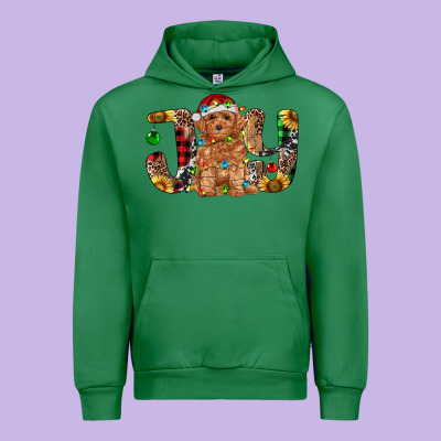Toy Poodle Christmas Joy Urban Hoodie Designed By Ranaportraitstore