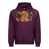 Mauve Wine toy poodle christmas joy Urban Hoodie - RanaPortraitStore