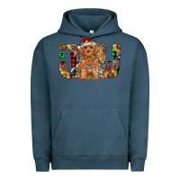 Pigment Midnight Navy toy poodle christmas joy Urban Hoodie - RanaPortraitStore