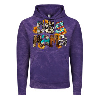 Cloud Purple Dog Mama Vintage Hoodie - FaDigitalArtStudio