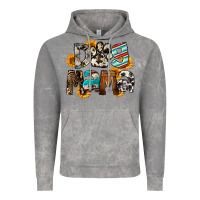 Cloud Rock Dog Mama Vintage Hoodie - FaDigitalArtStudio