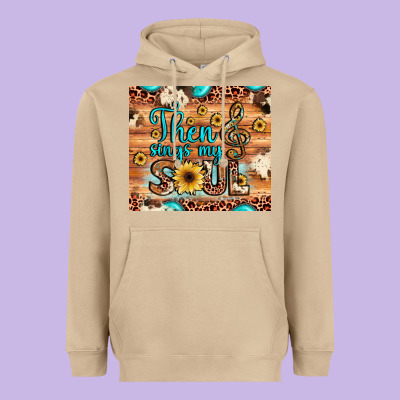 Then Sings My Soul Treble Clef Heavyweight Hoodie Designed By Jahusdesignshop