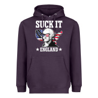 Plum funny george washington suck it england Heavyweight Hoodie - DesigneFamous