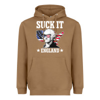 Toasted Coconut funny george washington suck it england Heavyweight Hoodie - DesigneFamous