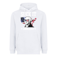 White funny george washington suck it england Heavyweight Hoodie - DesigneFamous