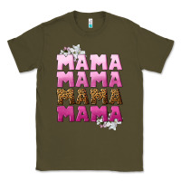 Army Green Mama Mama Mama Mama Mother's Day Classic Tee - CowGirlArtShop