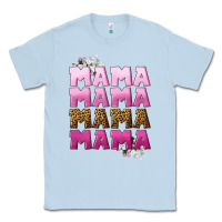 Dusty Blue Mama Mama Mama Mama Mother's Day Classic Tee - CowGirlArtShop