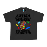 Pigment Black Autism grizzlies Urban Heavy Tee - FaDigitalArtStudio