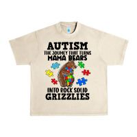 Sandshell Autism grizzlies Urban Heavy Tee - FaDigitalArtStudio
