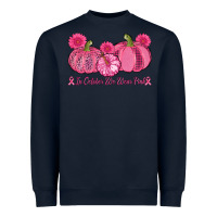 Navy in october we wear pink pumpkins Heavyweight Sweatshirt - AdoDesignShop