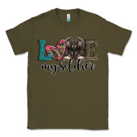 Army Green armed forces day love my soldier Classic Tee - Artiststas