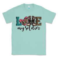 Seafoam armed forces day love my soldier Classic Tee - Artiststas
