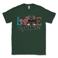 Sports Green armed forces day love my soldier Classic Tee - Artiststas