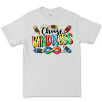 Dove Grey Chose Kindness Autism Premium Tee - CowGirlArtShop