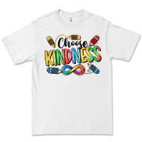 White Chose Kindness Autism Premium Tee - CowGirlArtShop