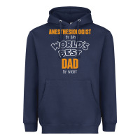 Navy anesthesiologist by day worlds best dad by night fathers day Heavyweight Hoodie - linhVisuals