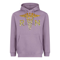 Lavender rn registered nurse leopard lovely nursing student t shirt Heavyweight Hoodie - linhVisuals