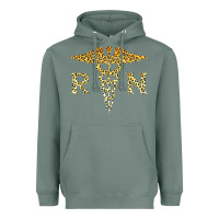 Sage rn registered nurse leopard lovely nursing student t shirt Heavyweight Hoodie - linhVisuals