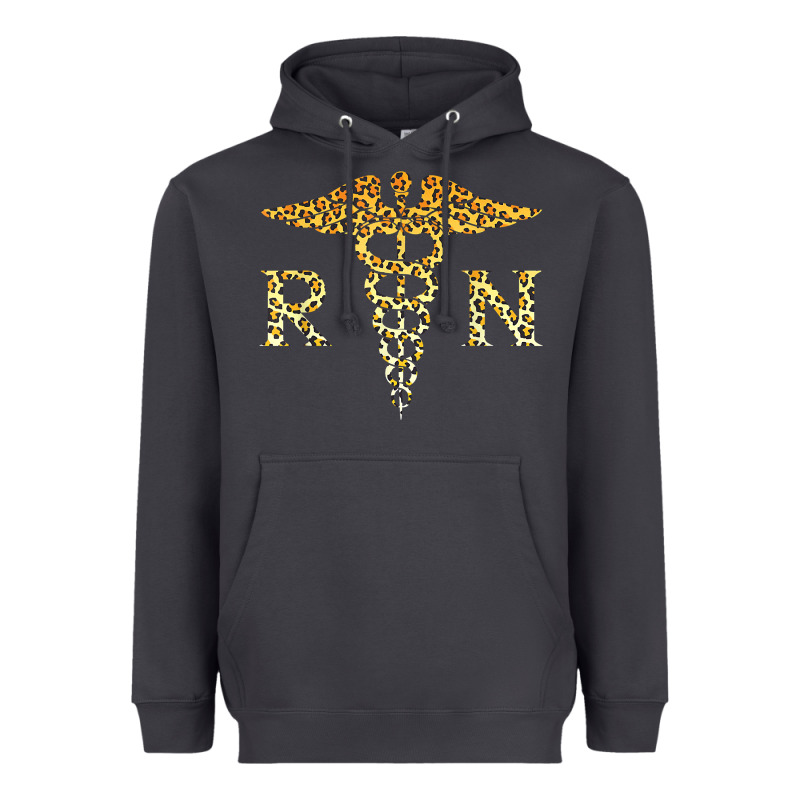 Rn Registered Nurse Leopard Lovely Nursing Student T Shirt Heavyweight Hoodie by linhVisuals | Teevron