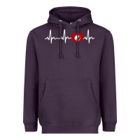 Plum my heart beats for golf Heavyweight Hoodie - linhVisuals